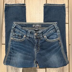 Silver Jeans Blue Suki Women’s Capri W24